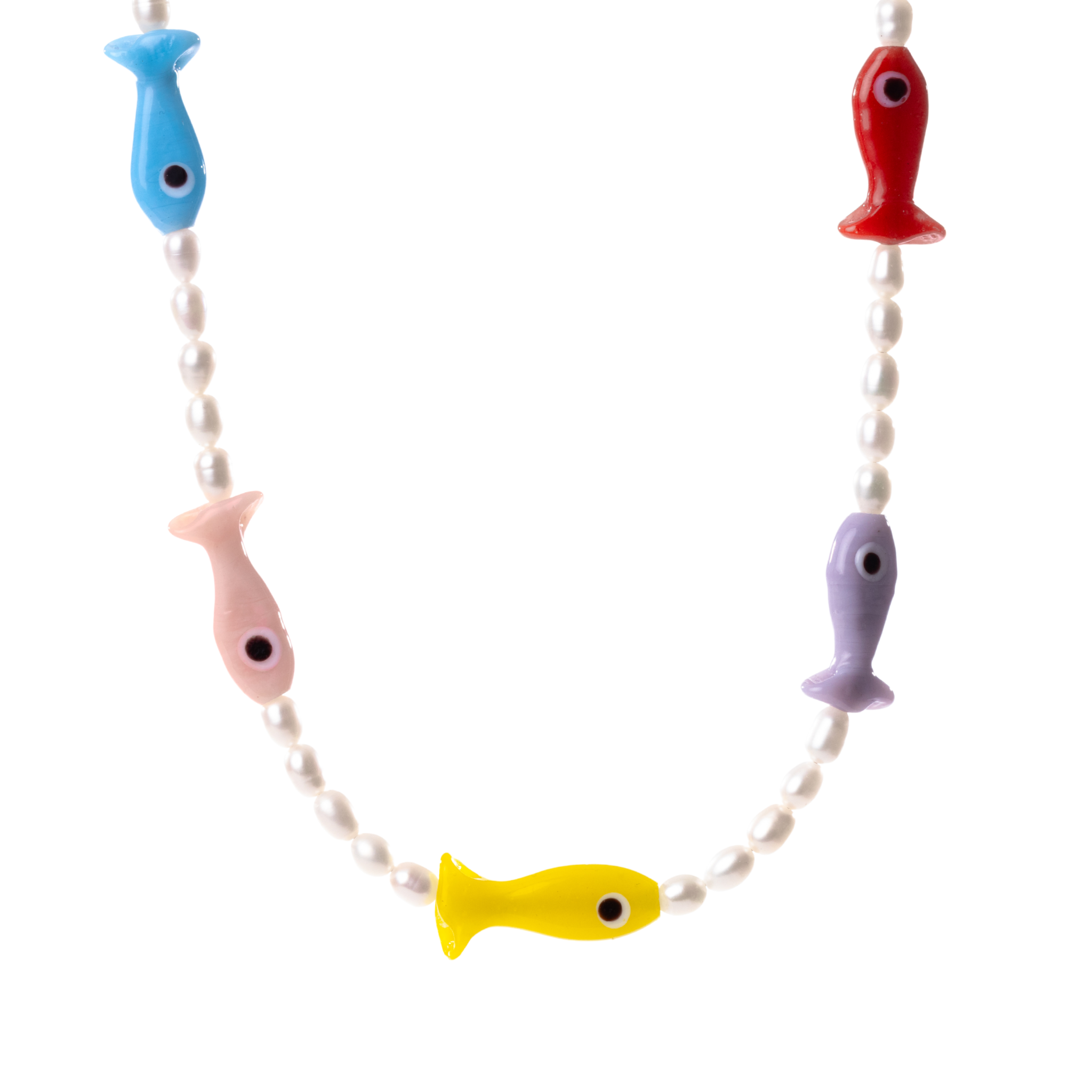 Meghan Necklace, Rainbow Fish
