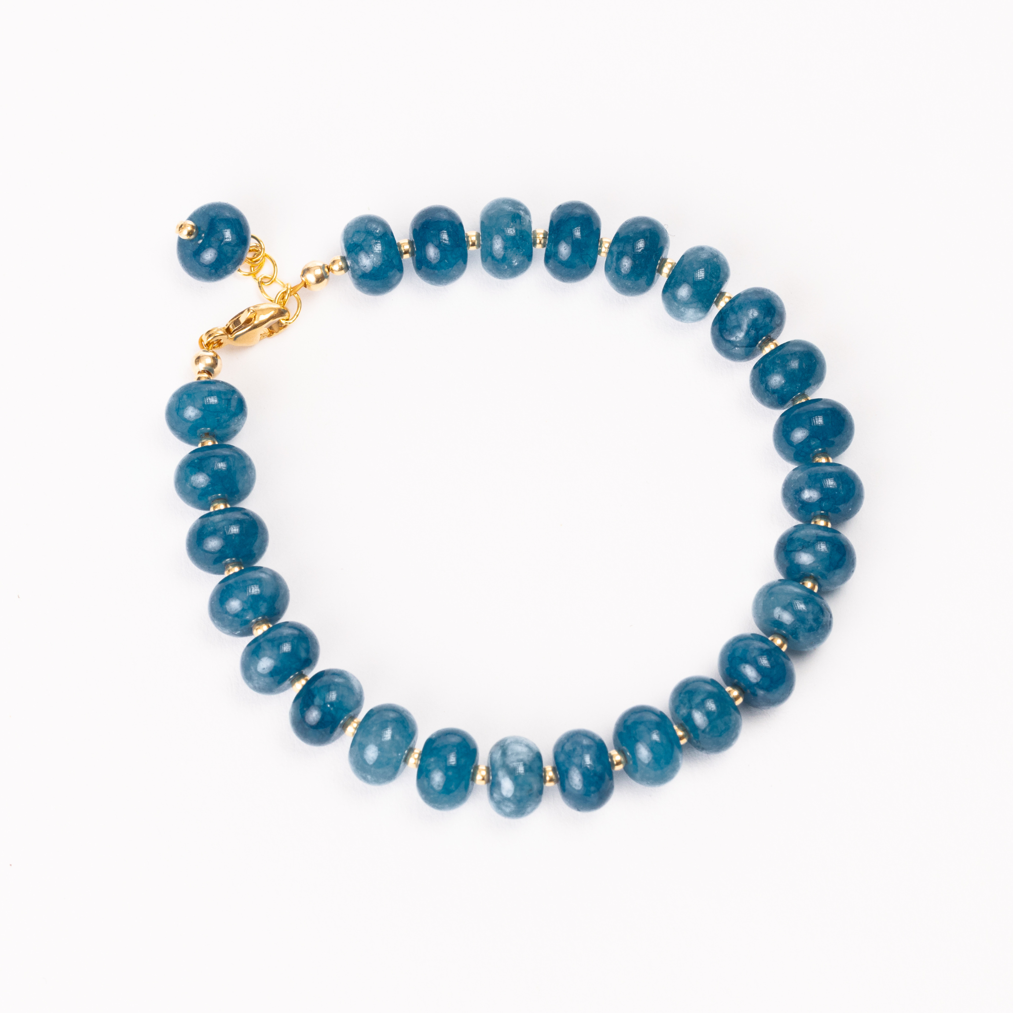 Emma Bracelet, Blue Jade