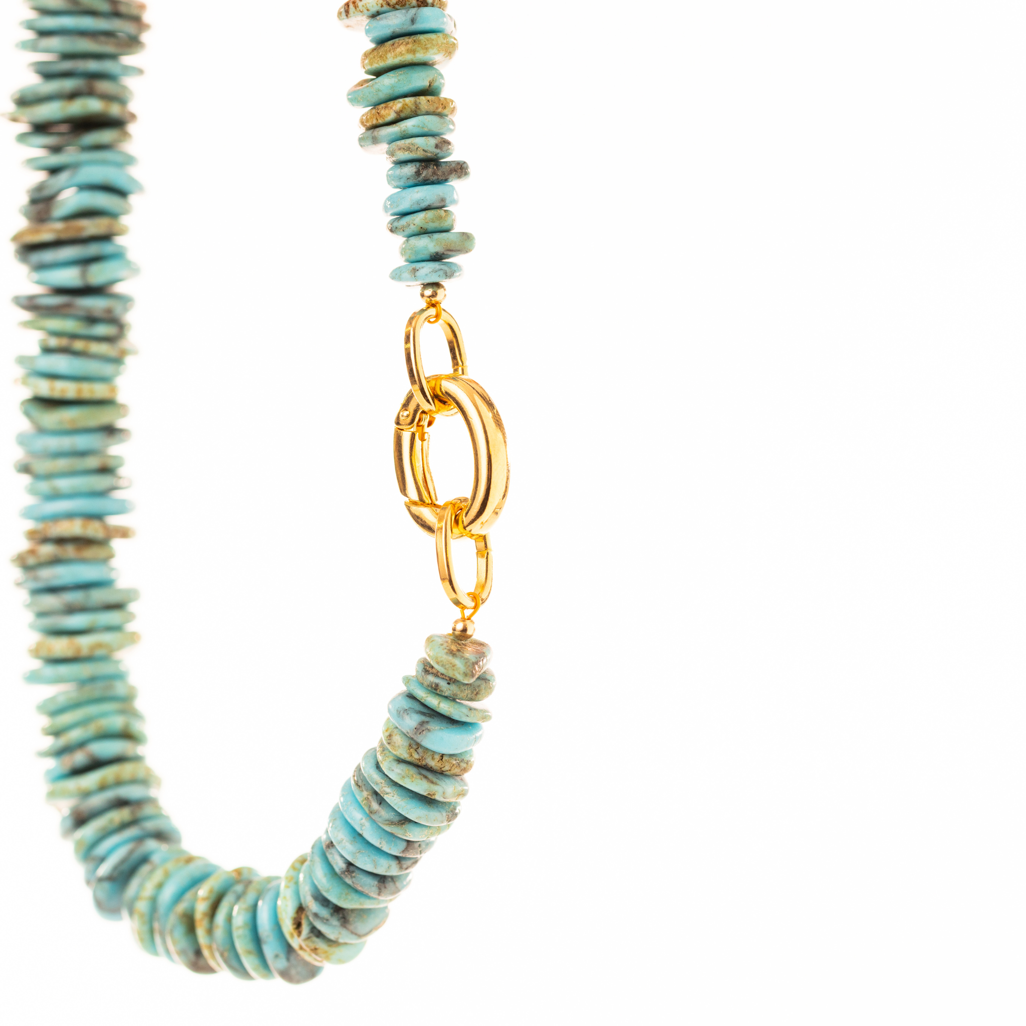 The Carey Necklace, Turquoise